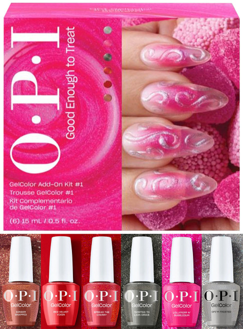 OPI GelColor Holiday 2025 Good Enough to Treat Collection ADD-ON Kit #1 OPI GelColor Holiday 2025 Good Enough to Treat Collection ADD-ON Kit #1