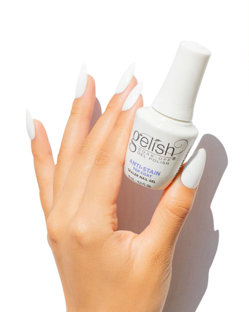 Gelish HF Anti-Stain Top Coat - .5 oz / 15ml
