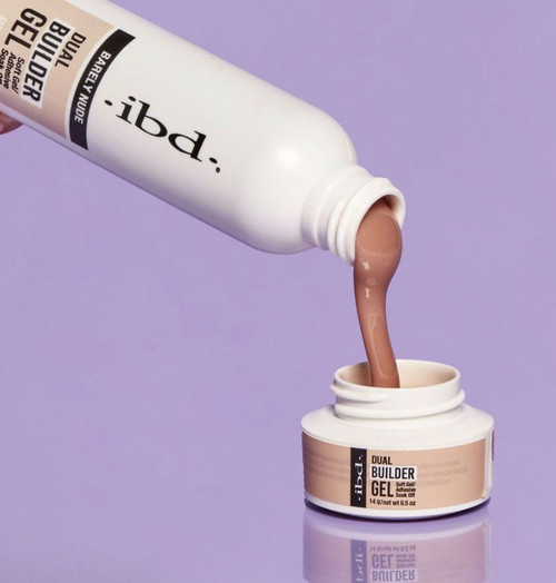 ibd Soft Gel Dual Builder Gel - Buy Refill 4 oz Get one .5 oz FREE