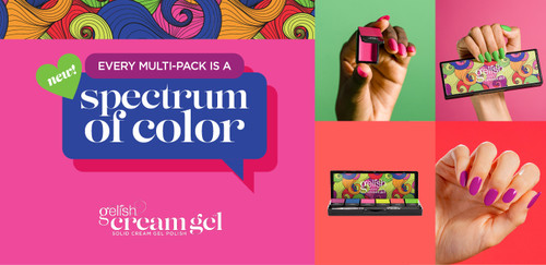 Gelish Cream Gel Solid & Magnetic Cream Gel Polish Palette