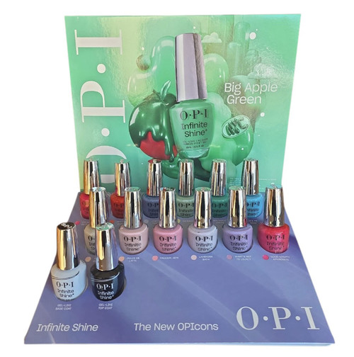 OPI Infinite Shine OPIcons Spring 2026 collection - 14 PC Display