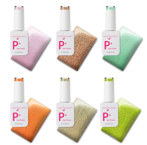 Light Elegance P+ Glitter Gel Polish Lost in Wonderland Spring/Summer 2026 Collection - 6 PC