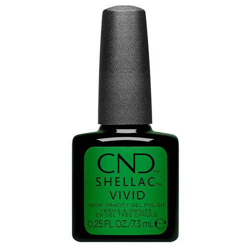 CND SHELLAC VIVID Shamrock Green - 0.25 fl. oz. / 7.3mL