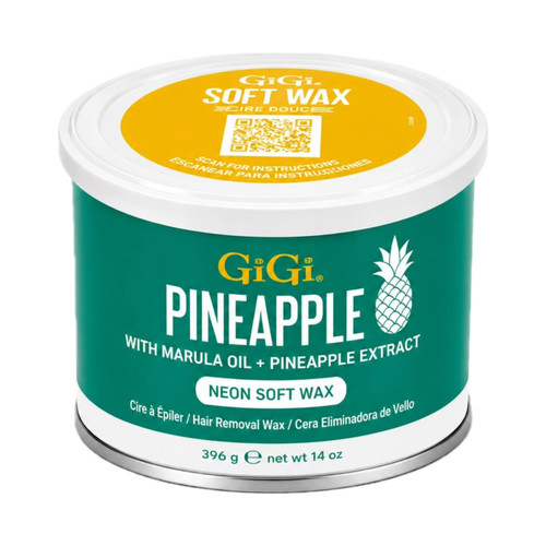 GiGi Neon Soft Wax Pineapple - 14oz