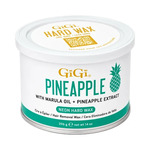 GiGi Neon Hard Wax Pineapple - 14 oz