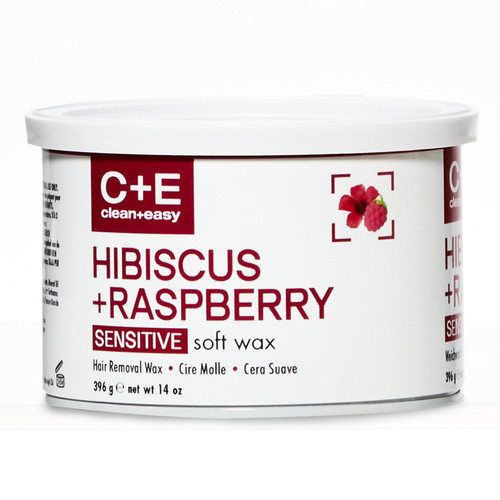 Clean + Easy Hibiscus + Raspberry Sensitive Soft Wax - 14 oz