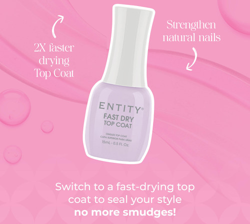 Entity Fast  Dry Top Coat - .5 oz