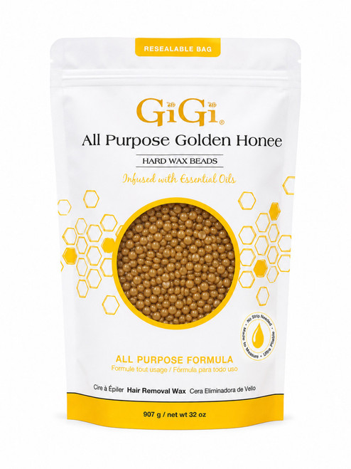 GiGi Hard Wax Beads, All Purpose Golden Honee - 32 oz