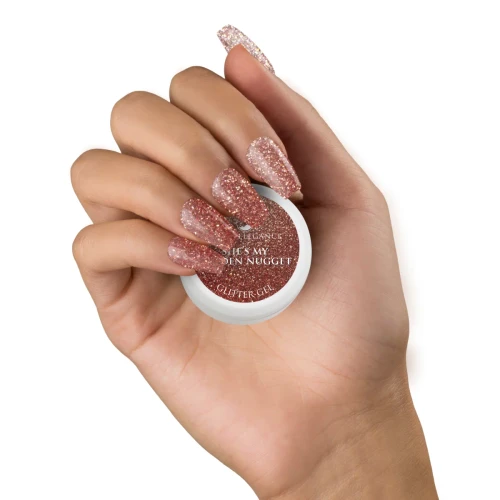 Light Elegance Glitter Gel She’s My Golden Nugget - 10 ml