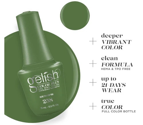 Gelish Color Plus Gel Nail Polish Olive This For You - 0.5 fl oz