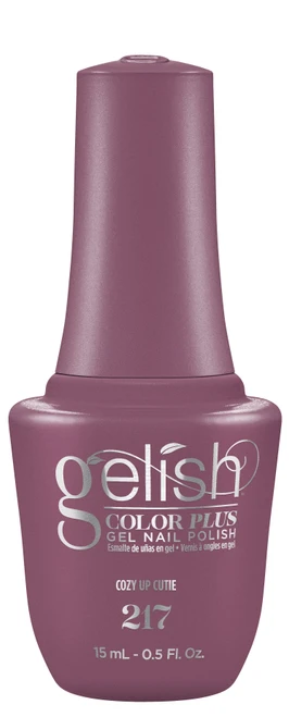 Gelish Color Plus Gel Nail Polish Cozy Up Cutie - 0.5 fl oz