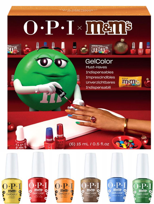 OPI GelColor Sweeten Your Mani x m&m Holiday 2026 Collection Add-On Kit #1