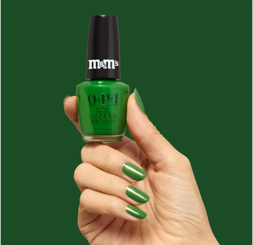 OPI x M&M'S Nail Lacquer Merry Crunch-mas HRT06 - .5 oz fl