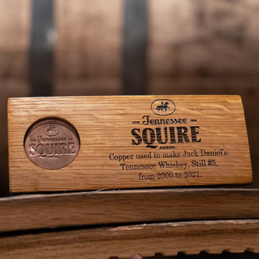 Jack Daniel Whiskey Still Copper Coin and Holder