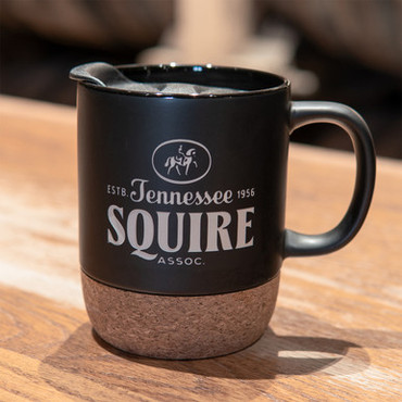 Cork Ceramic Black Mug