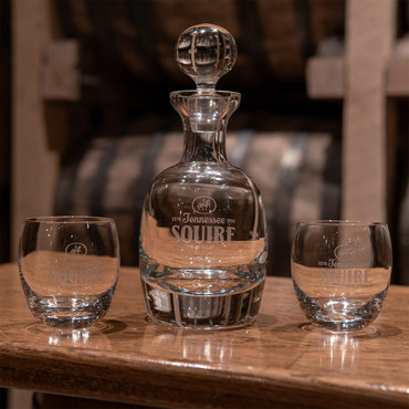 TSA Barrel Decanter 3-pc Set
