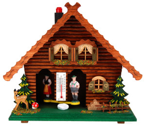 Log Cabin Weather House
