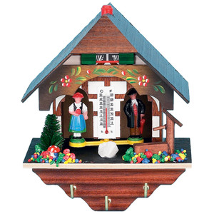 Black Forest Weather House with Key Holder