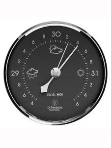 Precision Android Barometer 3.25 inch Round Gray Scale Hokco