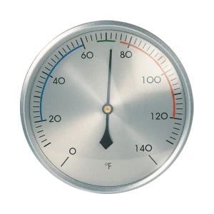 Hokco Analog Thermometer Brushed Aluminum