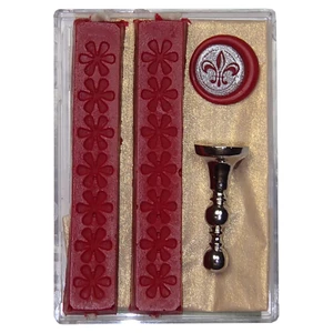 Sealing Wax Stamp Set 'Fleur de Lys'