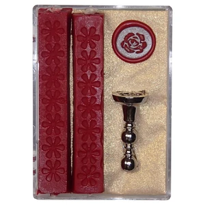 Sealing Wax Stamp Set 'Rose'