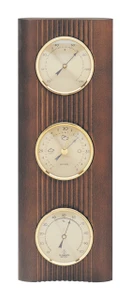Weather Station 13 inch Walnut Finish