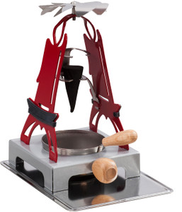 Incense Burner Pyramid Red