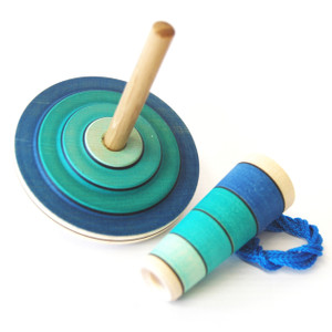 "My First Spinning Top" with Starter, Blue
