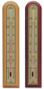Analog Wall Thermometer 10 inch Brass Scale Hokco