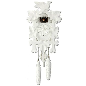 Design Collection Quartz Cuckoo Clock, white