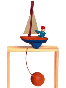 Sailing Ship Wood Balance Toy