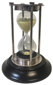 Authentic Models HG007S Silver 30 Minute Hourglass 