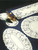 Lace Collection Rose Design Ecru or White in Various Sizes Selection