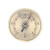 Analog Hygrometer 1.75 in. Gold Metal Bezel
