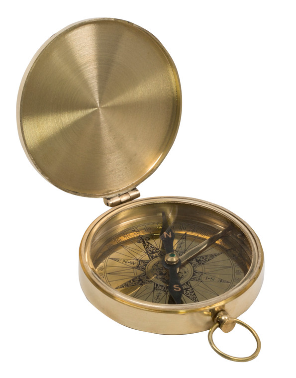 Authentic Models CO003 Brass Pocket Compass