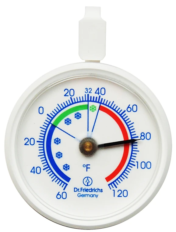 Refrigerator - Freezer - Cooler Thermometer Front Hokco
