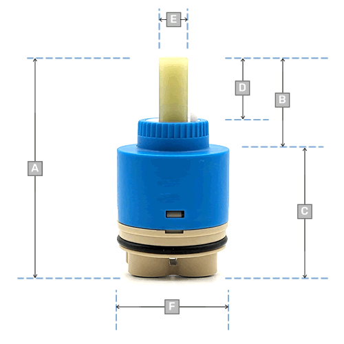 Tap Cartridge Threaded Diagram
