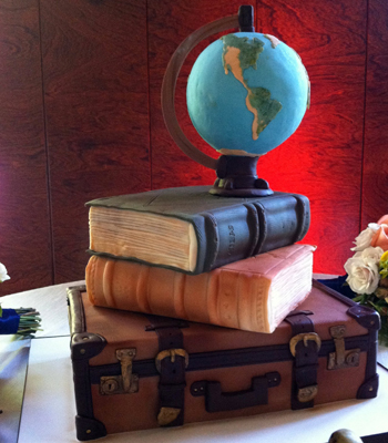 Scholar Themed Cake