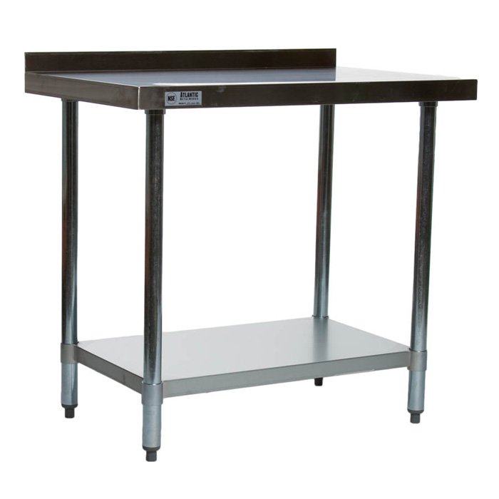 Image of Atlantic Metalworks STT-2436-2BS - 24x36 Economy Stainless Steel Work Table