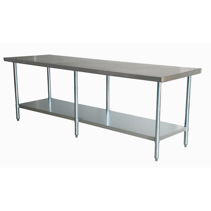 Image of Atlantic Metalworks STT-2496-E - 24 x 96 Economy Stainless Steel Work Table