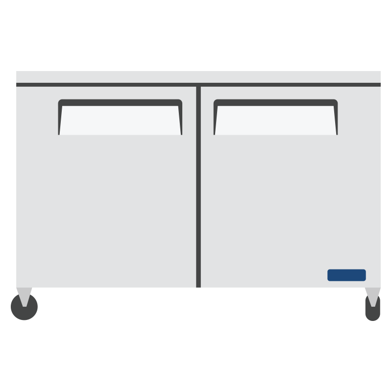 The Turbo Air MUF-60 Undercounter Freezer.