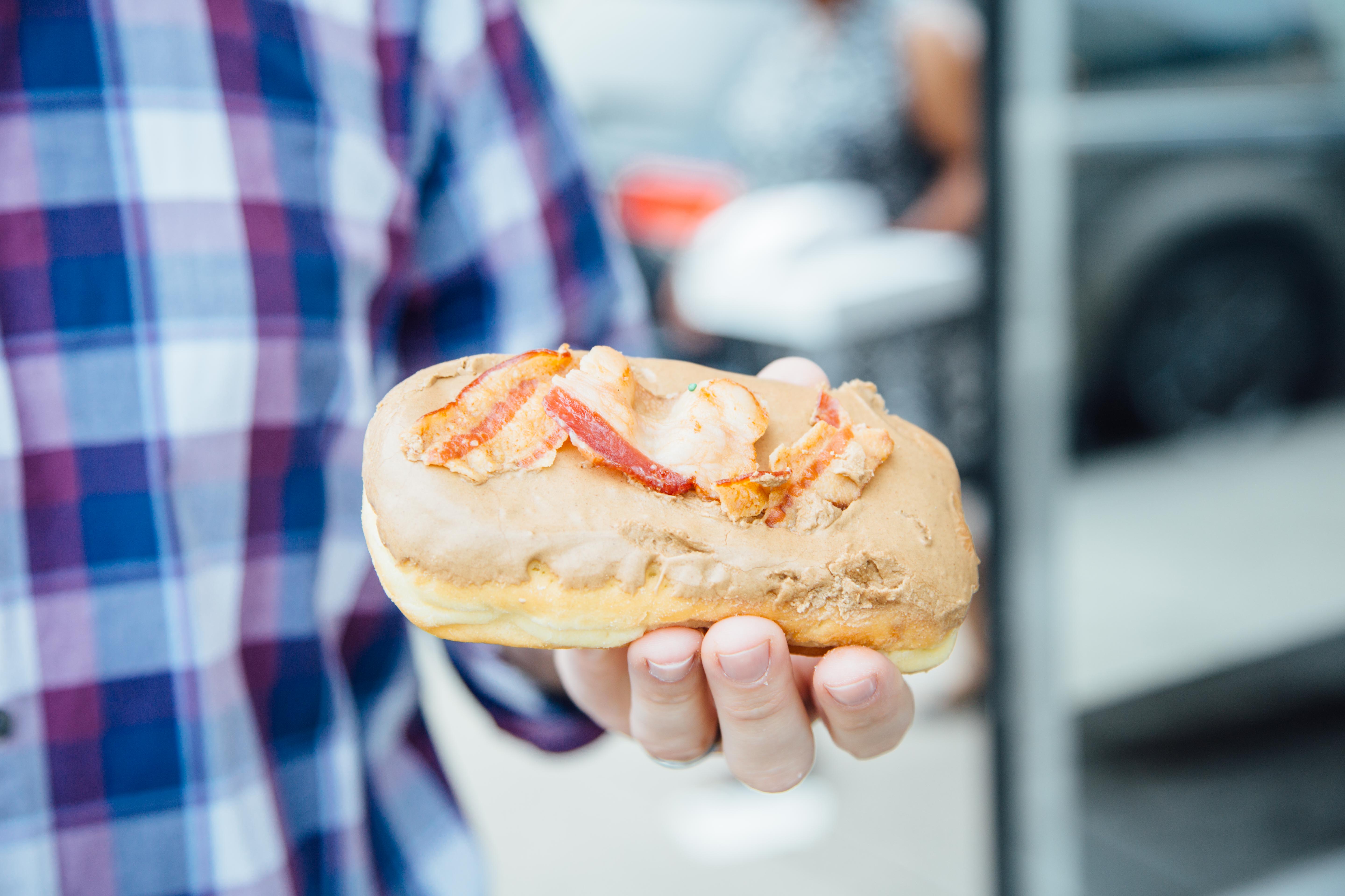Maple bacon donut from Nord's