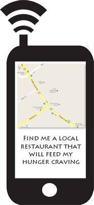 smartphone local Louisville restaurant menu and hours app