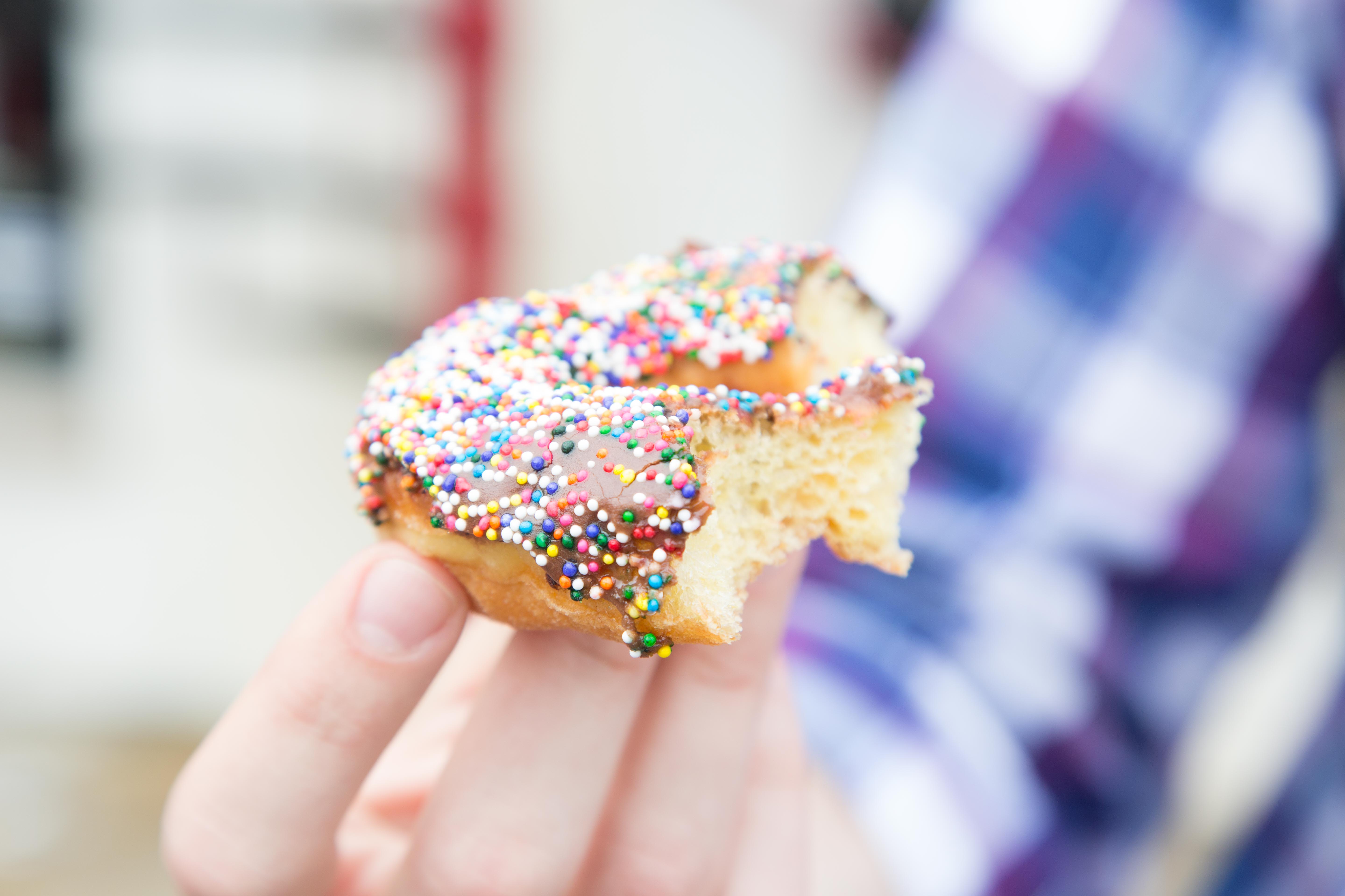 Sprinkle donut from Bussmann's