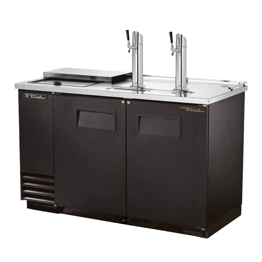 Image of True TDD-2CT-HC Club Top Direct Draw Beer Dispenser - 2 Kegs