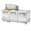 TSSU-72-15M-B-ADA True 72” 15 Bin Sandwich/Salad Prep Table