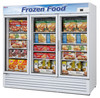 Turbo Air TGF-72F-N 54.5 cu.ft.t Glass Door Freezer White