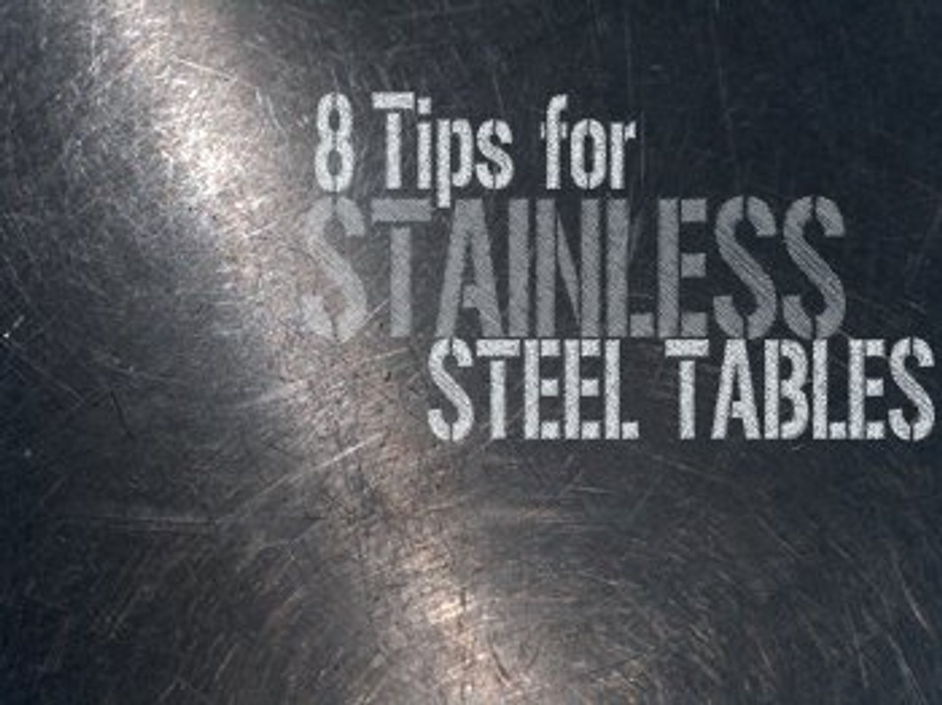 8 Unique Ways to Save Time, Money, and Space with Stainless Steel Tables
