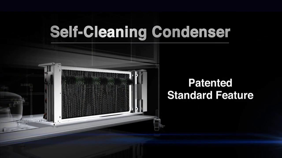 What's a self-cleaning condenser and what can you use it for?